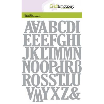 CraftEmotions Die - Alphabet Grossbuchstaben